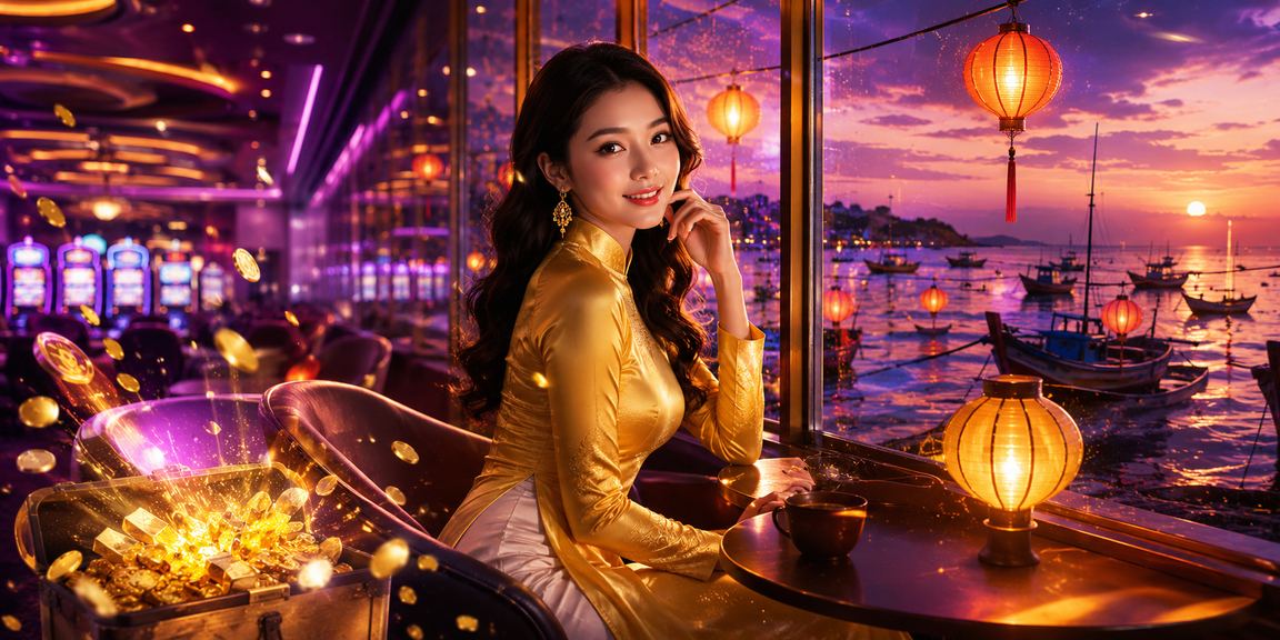 Không khí cá cược tại Hội An với áo dài truyền thống