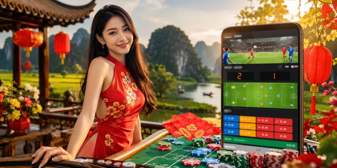 Phong bì đỏ và đèn lồng – biểu tượng may mắn tại Ninh Bình